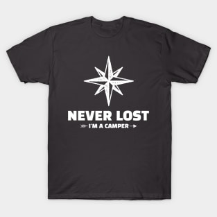 NEVER LOST I'M A CAMPER T-Shirt